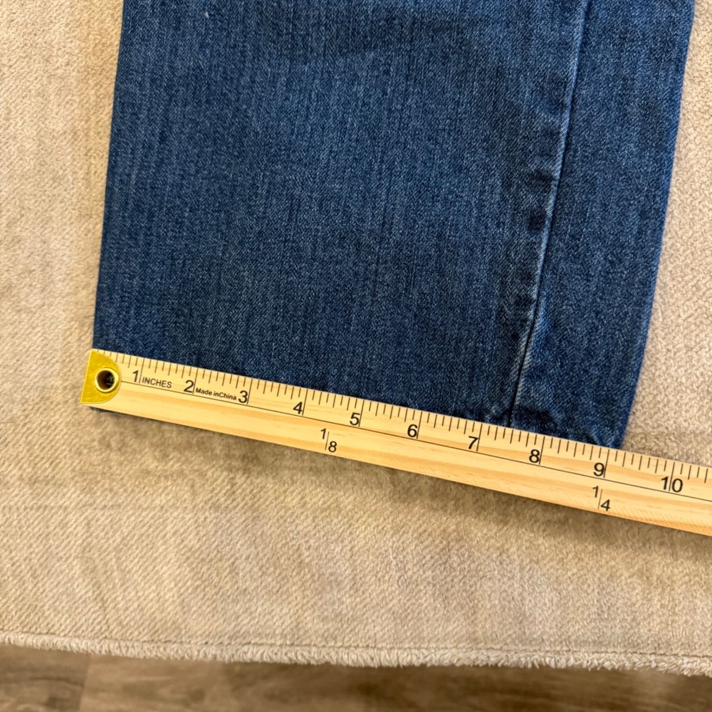 Dickies Mens Jeans 38x32 Dark Wash Straight Leg Cotton Work Pants - Picture 4 of 8